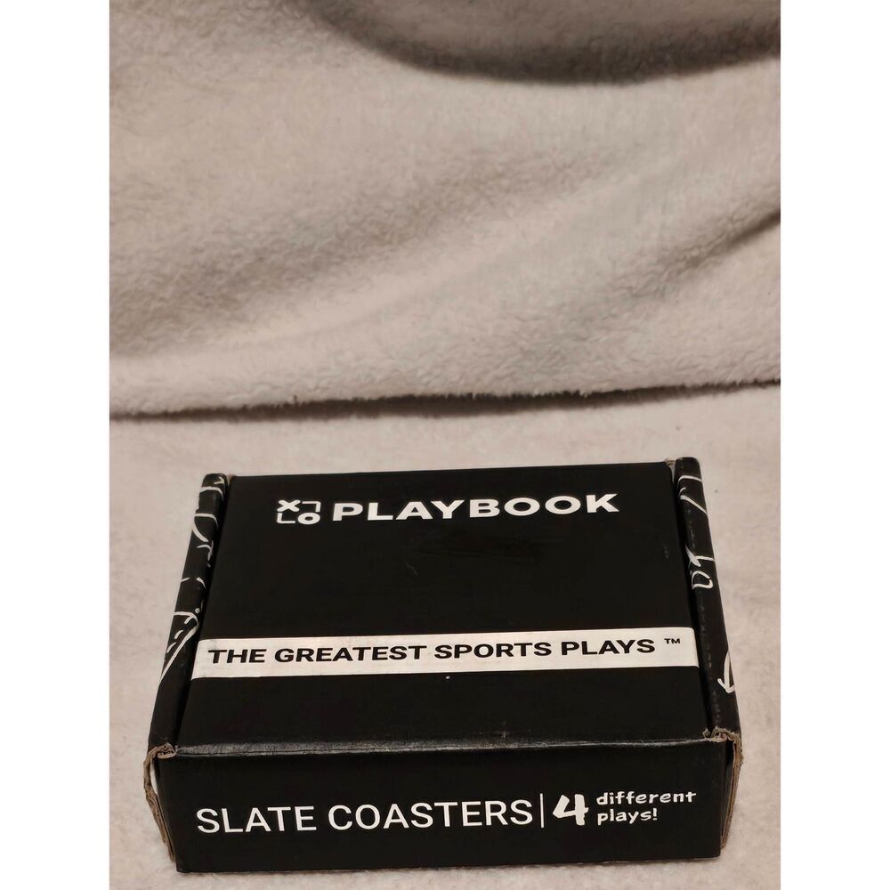 Auburn University Playbook "The Greatest Sports Plays" slate coasters